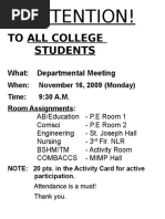 Attention!: To All College Students