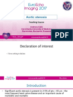 Aortic Stenosis: Teaching Course