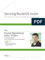 Securing RouterOS Router