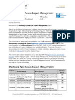 Mastering Agile Scrum Project Management - Course Map PDF