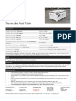 3000 Litre Transcube Fuel Tank