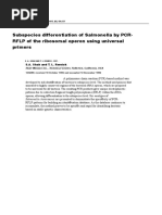 Jurnal PCR RFLP Salmonella