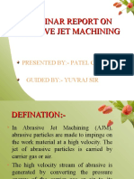 Abrasive Jet Machining