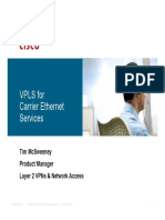 Cisco - VPLS For Carrier Ethernet Services PDF