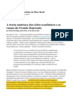 A Teoria Austríaca Dos Ciclos Econômicos e As Causas Da Grande Depressão - Richard Ebeling