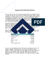 Report On Industrial Training at Durgapur Steel Plant