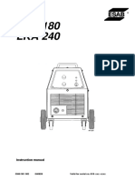 Manual Maquina Soldar ESAB LKA-240-2