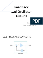 Feedback and Oscillator Circuits: 18 Prepared By: Cua, Rendle Rai S