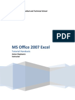 MS Office 2007 Excel