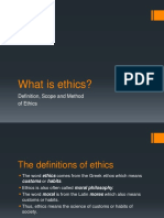 What Is Ethics?: Definition, Scope and Method of Ethics