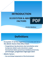 Ecosystem & Abiotic Factors: Christia Meidiana