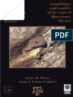 Anfibios y Reptiles Del Estado de Querétaro