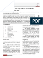 The Effect of A Sluice Gate Edge On Water Surface Profile: Ahmed Y. Mohammed and Moayed S. Khaleel