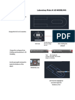 Laboratory Plate #1 3D MODELING: Procedure