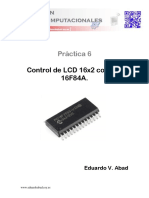 Control de Pantalla 16x2 Con Pic