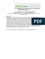 Implantação Da Ferramenta Linha de Balanço em Uma Obra Industrial