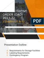 Denr Administrative Order (Dao) 2013-22: (Chapters 6 & 8)