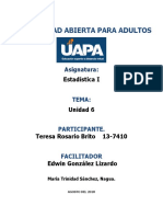 Tarea 6 de Estadistica