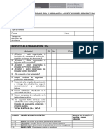 Ficha de Monitoreo Del Simulacro