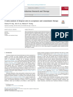 Ong Et Al (2018) - A Meta-Analysis of Dropout Rates in Acceptance and Commitment Therapy