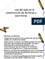 Construcción de Lectores y Escritores