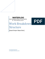 Template Work Breakdown Structure 2011-11-08