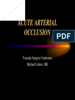 Acute Arterial Occlusion