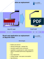 Brush Seal Application As Replacement of Labyrinth Seals