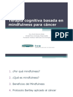 Terapia Cognitiva Basada en Mindfulness en Cáncer