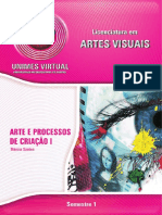 Arte e Processos de Criação I