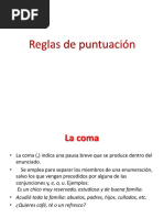 Reglas de Puntuación