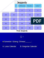 Jeopardy Template