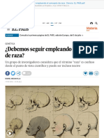 ¿Debemos Seguir Empleando El Concepto de Raza Ciencia El País PDF