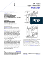 AD5204 AD5206: 4-/6-Channel Digital Potentiometers