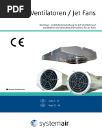 Systemair Fans AJ8 AJR AJR-TR IV Installation Manual Eng