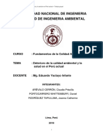 Deterioro de La Calidad Ambiental en El Perú PDF