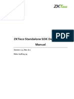 ZKTeco Standalone SDK Development Manual V2.1 A.2-En