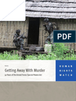 Getting Away With Murder: 50 Years of The Armed Forces Special Powers Act