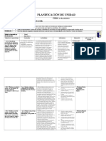 Planificacion de La Unidad 2 Ciencia 3 Año A