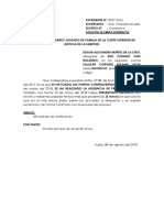 Solicita Se Emita Sentencia y Señalo Casilla Electrónica