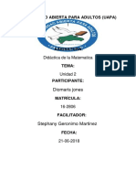 Didactica de La Matematica Tarea 2 Diomaris