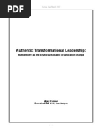 Authentic Transformational Leadership