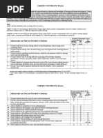 Career Counseling Matrix