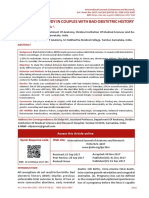 Cytogenetic Study in Couples With Bad Obstetric History