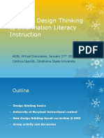 Applying Design Thinking To Information Literacy Instruction