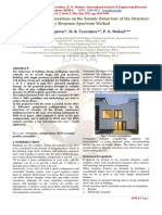 Effect of Plans Configurations On The Seismic Behaviour of The Structure by Response Spectrum Method