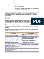 Introduction: Diesel Power Station: Operation