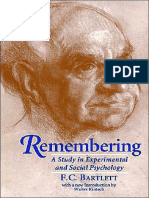 Frederic C. Bartlett-Remembering - A Study in Experimental and Social Psychology-Cambridge University Press (1995)