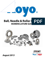 Koyo Ball, Needle and Roller Bearing Nomenclature Guide