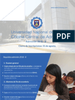 Admisión UNP 2018-2